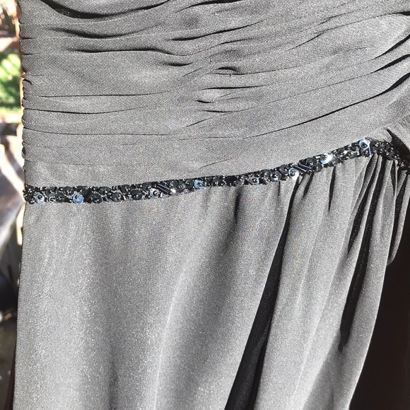 WHBM Strapless black dress - Picture 3 of 16